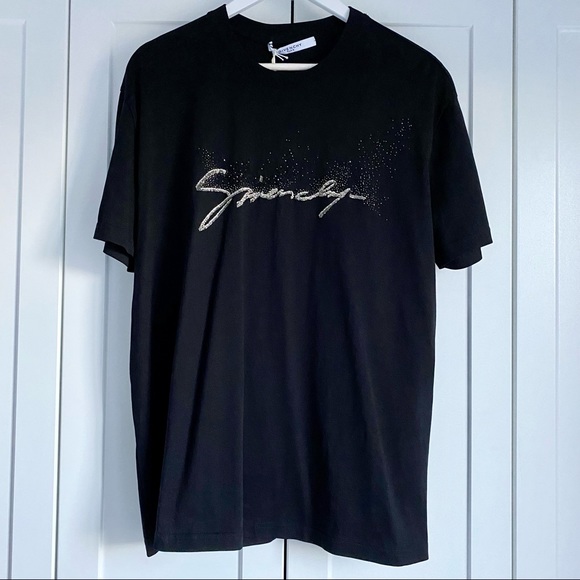NWT 💯% Authentic GIVENCHY beaded embroidered t-shirt - Picture 5 of 8